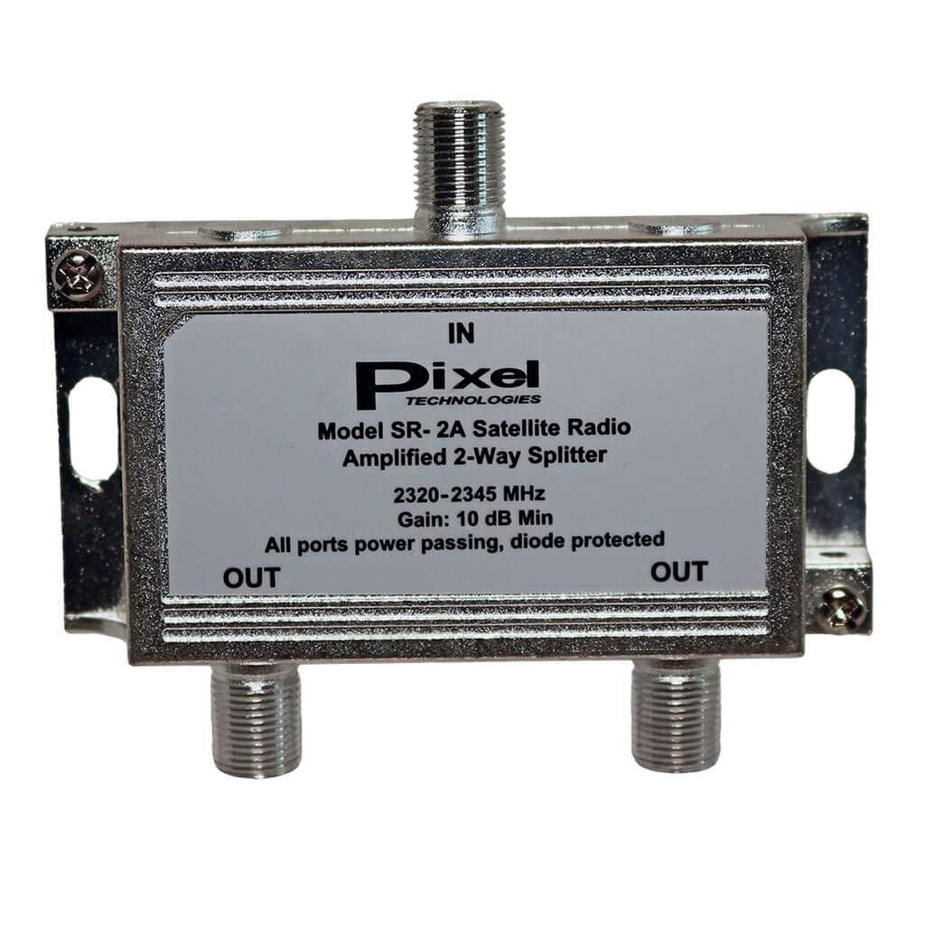 Pixel Technologies Sr 2A 2 Way Satellite Radio Splitter
